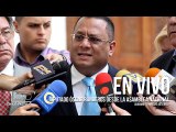 Diputado Óscar Ronderos ofrece declaraciones desde la Asamblea Nacional