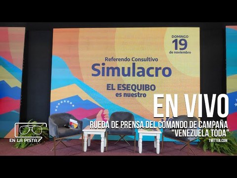 Rueda de prensa del Comando de Campaña Venezuela Toda