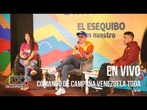 Rueda de prensa completa del Comando de Campaña Venezuela Toda encabezada por Jorge Rodríguez