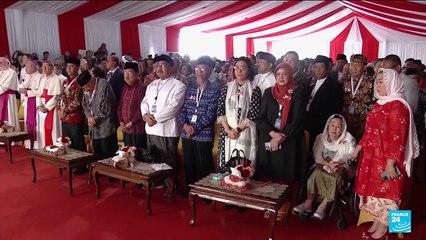 Pope appeals for religious unity at stadium mass in Indonesia