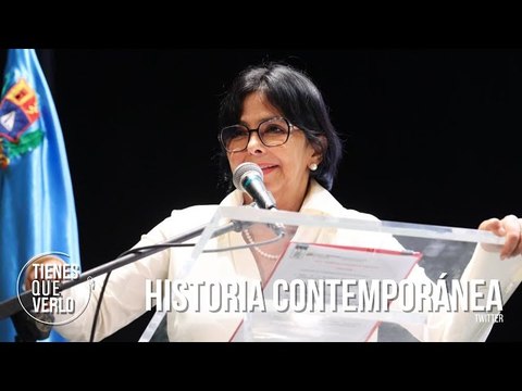 Sepa lo que dijo Delcy Rodríguez de Manuel Rosales en el acto Venezuela defiende el Esequibo