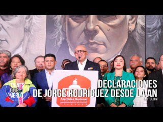 EN VIVO: Rueda de prensa de Jorge Rodríguez en respuesta a Corte Internacional de Justicia