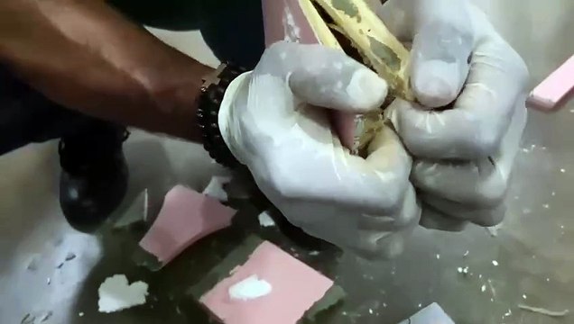 Láminas de cocaína