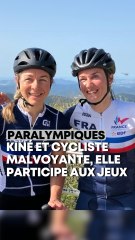 La cycliste aveugle Anne-Sophie Centis aux Jeux Paralympiques de Paris 2024
