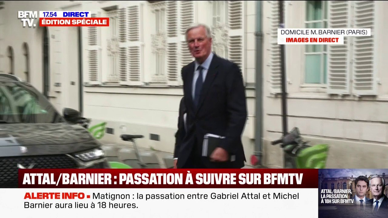 Michel Barnier se met en route vers Matignon