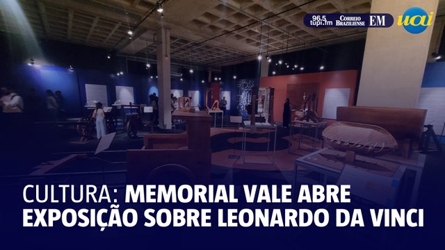 Memorial Vale apresenta exposição interativa sobre Leonardo da Vinci