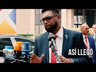 Así llegó Irfaan Ali para diálogo con Maduro sobre el Esequibo