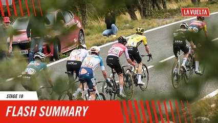 La Vuelta 2024 Stage 18 Highlights in Just 1 Minute 🚴‍♂️