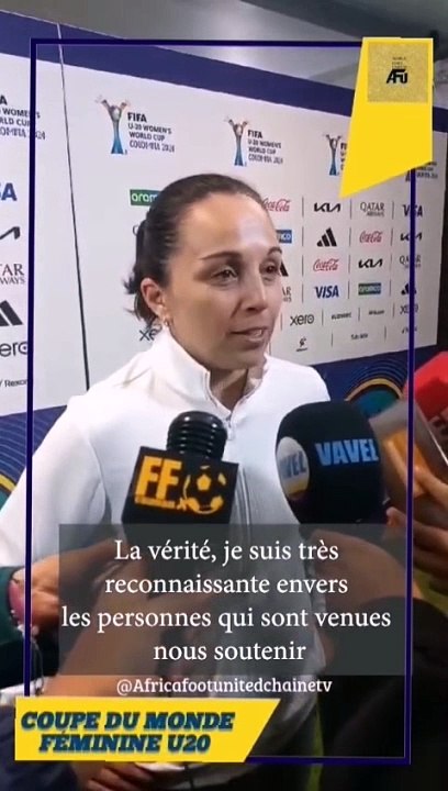 Africa Foot United ️Coupe du Monde Féminine U20 en Colombie : Réaction de Ana Galindo Manager de la sélection mexicaine après la victoire contre l'Australie