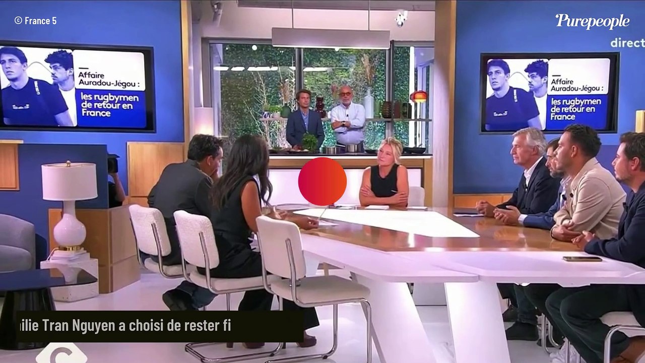 Emilie Tran Nguyen promue à la tête d'une émission, va-t-elle quitter C à vous ? Elle répond