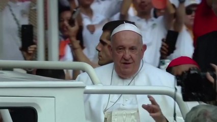 교황, 최대 무슬림국 인니서 종교 화합 강조..."평화 건설자 되자" / YTN