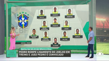 Qual deve ser a escalação do Brasil contra o Equador? Renata Fan e Denílson projetam possível time