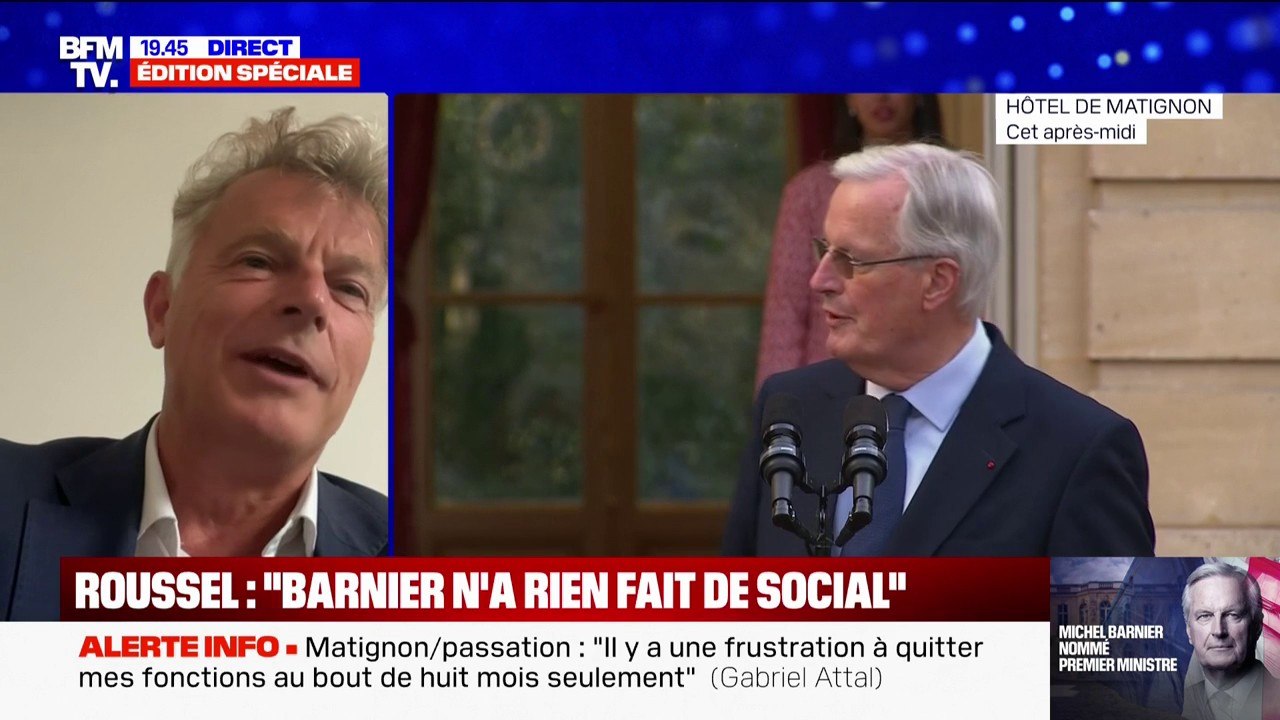 Fabien Roussel (PCF): "Michel Barnier n'a jamais rien fait de social"