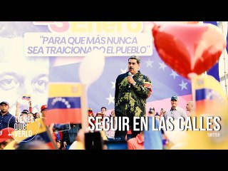Nada me va a detener, voy a seguir en las calles, seguiré en batalla, protegiendo al pueblo: Maduro