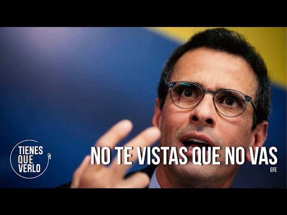 TSJ ratificó inhabilitación de Capriles Radonski