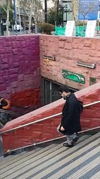 Santa Ana Metro Station, Santiago, Chile