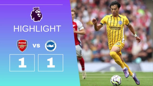 [Kaoru Mitoma touch collection] [Premier League 2024-25 08-31] Arsenal FC vs Brighton & Hove Albion FC