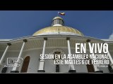 Sesión completa en la Asamblea Nacional este martes 6 de febrero