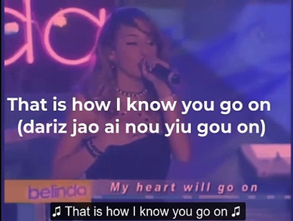 My heart will go on - Belinda - Lyrics