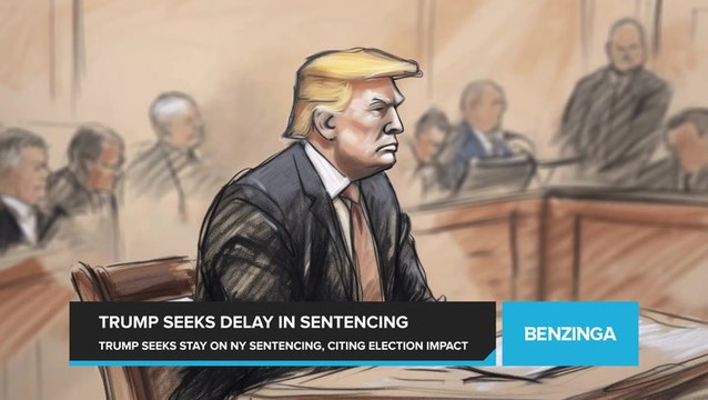 Trump Seeks Appeal Court Stay To Delay Sentencing In New York Hush Money Case. Attorneys Cite 'Irreparable Harm' Leading to 'Unconstitutional Incarceration' Ahead of the November Election.