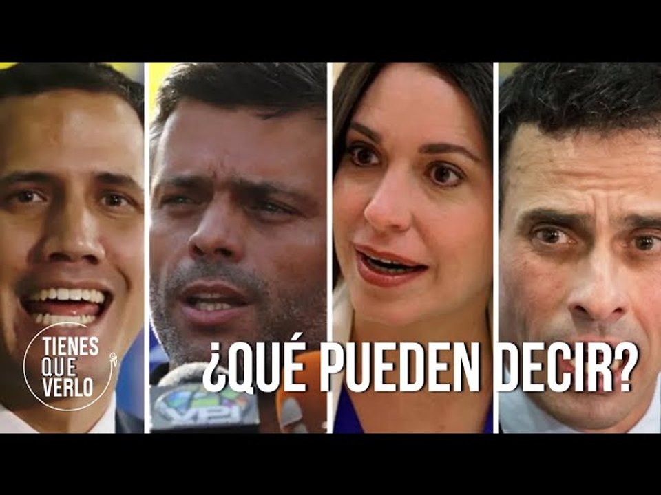 ¿Qué tienen Guaidó, Julio Borges, Machado, Capriles y Leopoldo López?