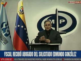 Fiscal General: Es el momento del diálogo y la justicia