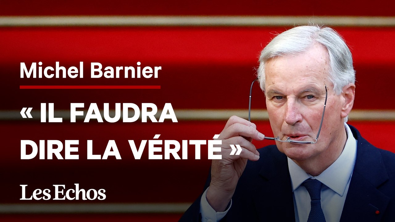 « Nous allons davantage agir que parler » : les premiers mots de Michel Barnier, le nouveau 1er ministre