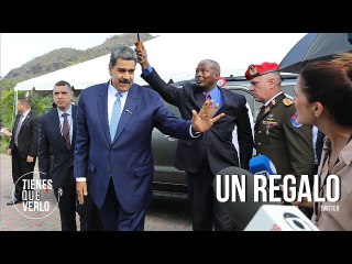Lo que dijo públicamente Maduro de Irfaan Ali luego de entregarle un regalo