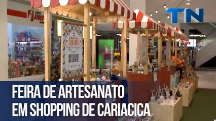 Feira de artesanato em shopping de Cariacica