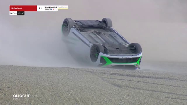 Clio Cup Europe 2024 Magny Cours Race 1 Belleville Flip