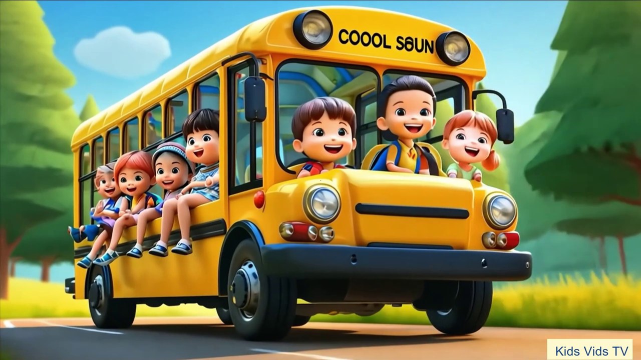 The Wheels On The Bus Go Round and Round | New Nursery Rhymes & Kids Songs