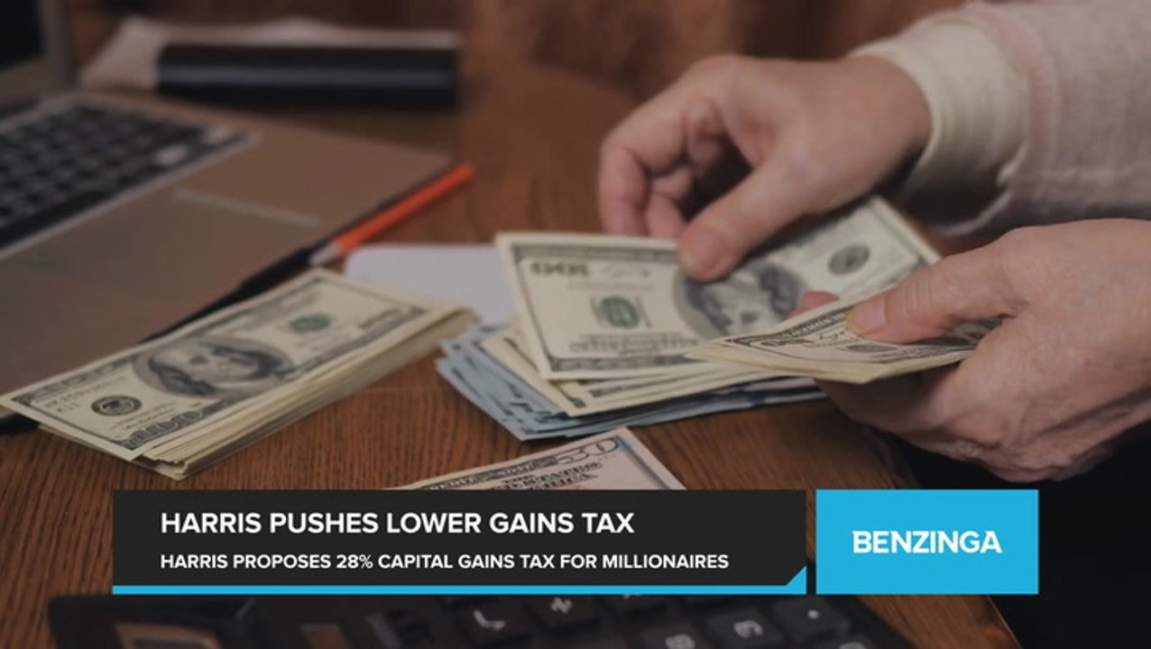 Harris Proposes 28% Capital Gains Tax for Millionaire Households, A Sharp Reduction from Biden's Proposed 39% Rate