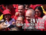 Diosdado Cabello encabeza rueda de prensa del PSUV este lunes 1 de abril