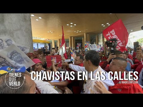 Así llegó Maduro al CNE para inscribirse para las presidenciales