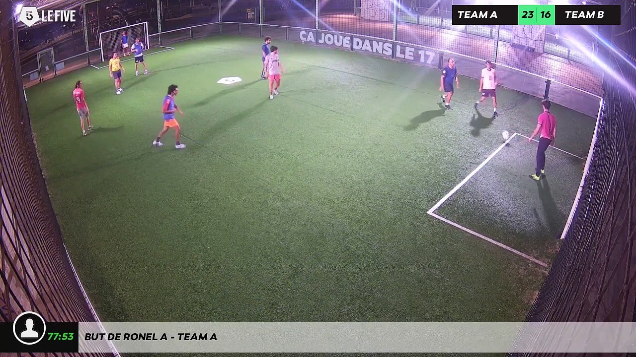 But de Ronel A - Team A