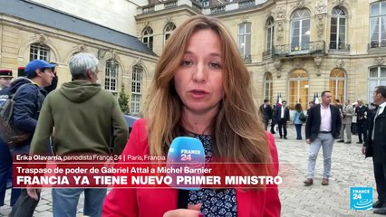 Informe desde París: Gabriel Attal le pide a Michel Barnier que la educación siga siendo prioridad