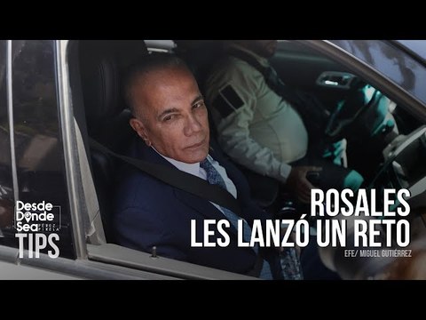 Rosales a la Plataforma Unitaria: Busquen una negociación, un candidato y entrego la candidatura