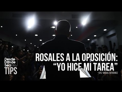 ¿Por qué Manuel Rosales está en huelga de brazos caídos ?: Oposición sin pies ni cabeza