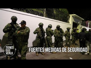 Momento cuando trasladaron a Jorge Glas luego que Noboa ordenó secuestrarlo en embajada de México