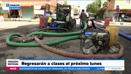 Estudiantes de Chalco regresan a clases el próximo lunes 9 de septiembre