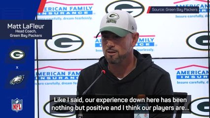LaFleur and Love excited for Packers-Eagles clash in Brazil