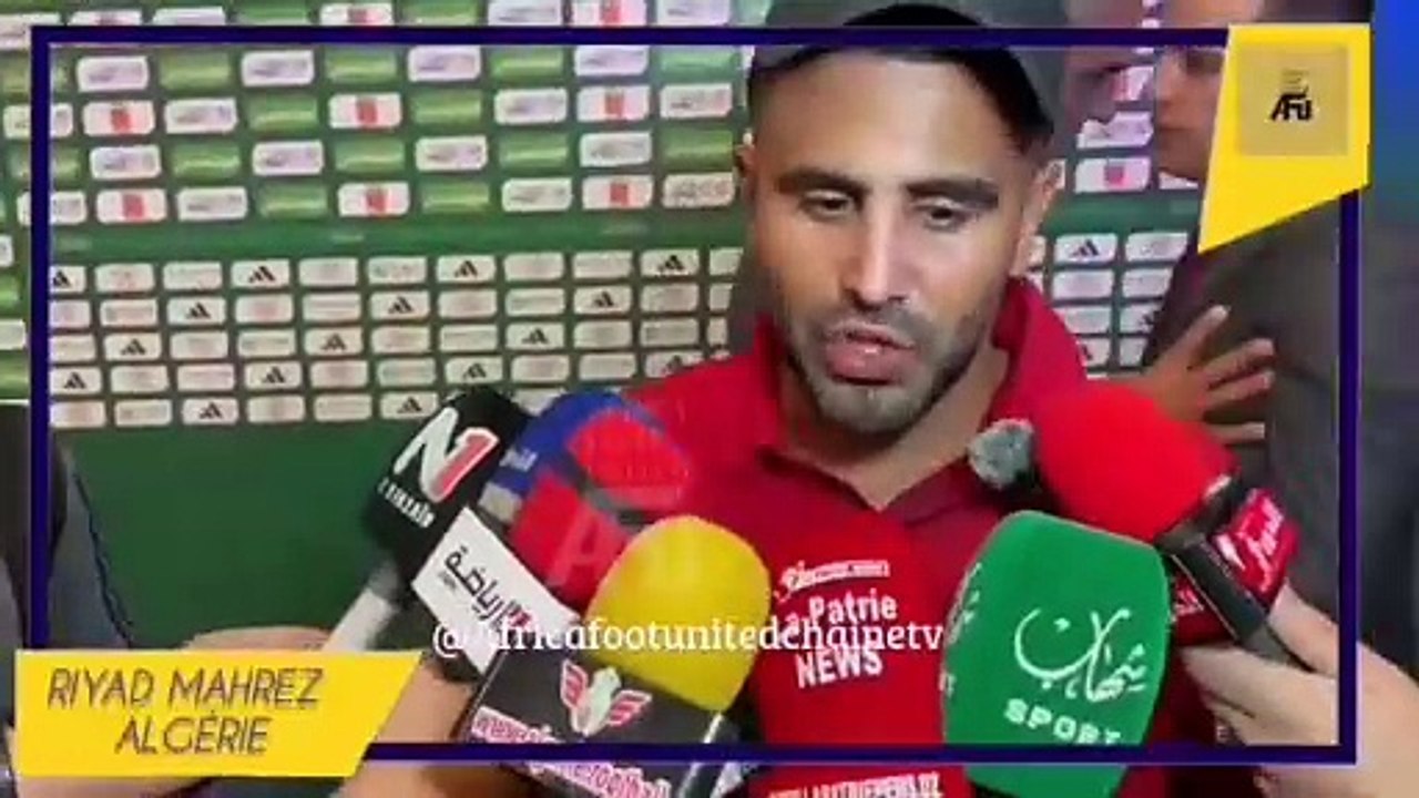 Eliminatoires CAN Maroc 2025  : #Algérie , Riyad Mahrez évoque son penalty raté ⚽