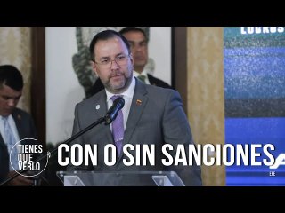 Venezolanos sentirán la economía avanzar con fuerza como en los últimos 3 años: Canciller Gil