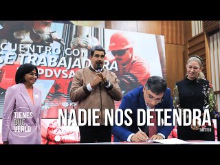 Venezuela va a seguir creciendo con o sin licencias: Maduro desde PDVSA