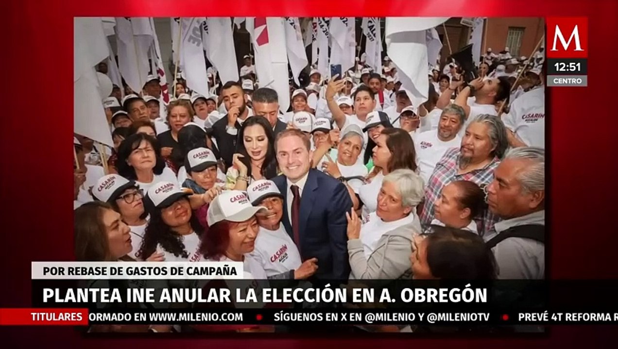 INE plantea anular elección de alcaldía Álvaro Obregón por rebase de gastos de campaña