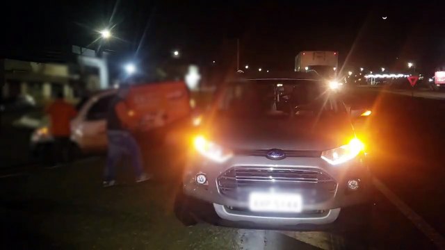 Veículos com placas de Cascavel se envolvem em acidente na BR-277 em Santa Tereza do Oeste