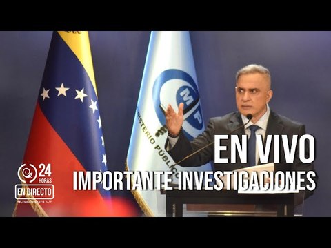 Fiscal General Saab ofrece rueda de prensa este martes 7 de mayo