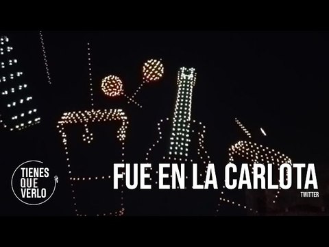 Celebración dominical cerró con broche de oro: Espectacular show de drones el Día de las Madres