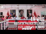 Rueda de prensa del PSUV encabezada por Diosdado Cabello este lunes 20 de mayo