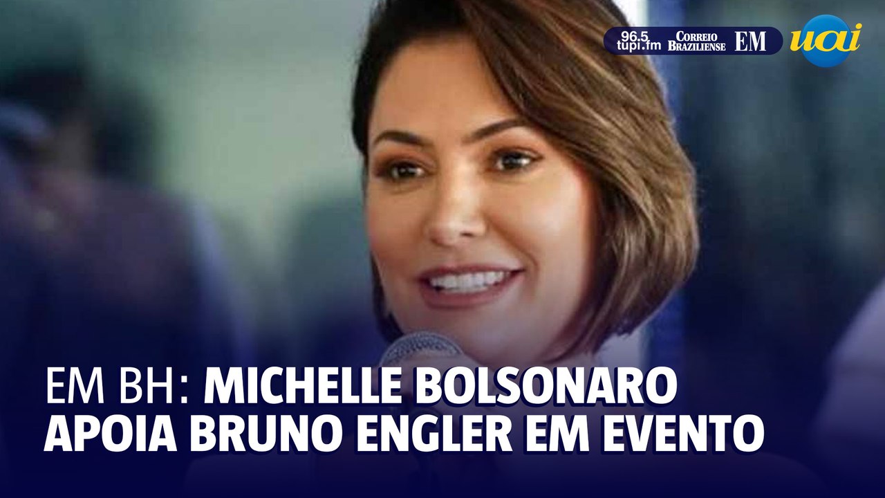 Michelle Bolsonaro declara apoio a Bruno Engler durante evento em BH
